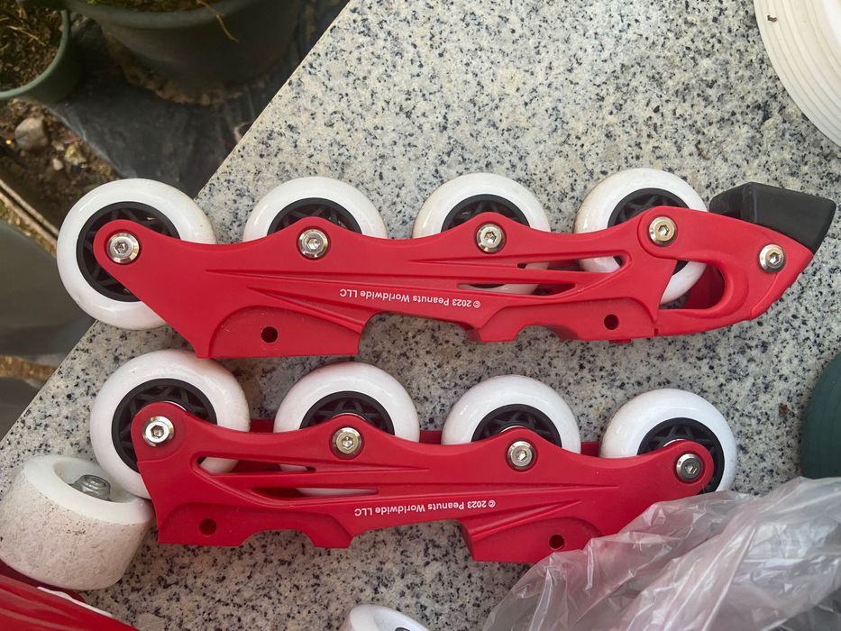 Patins de linha e de roda