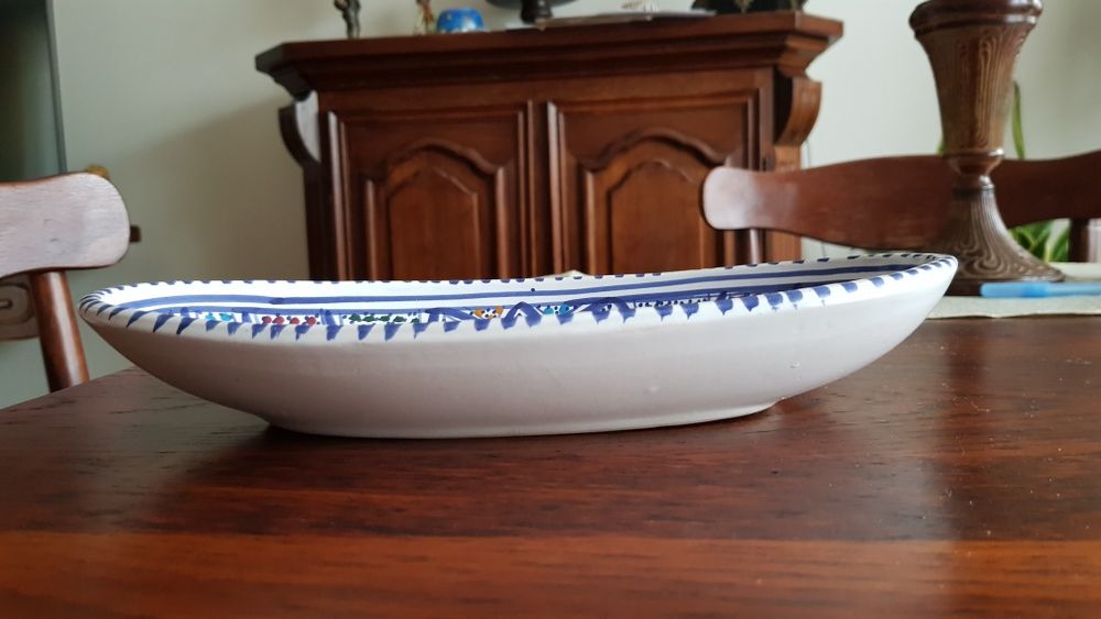 Owalny, ceramiczny półmisek .