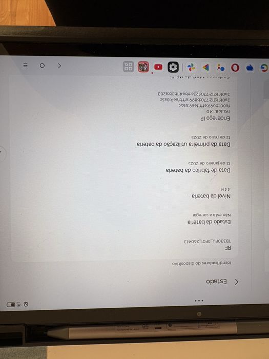 Tablet lenovo como novo