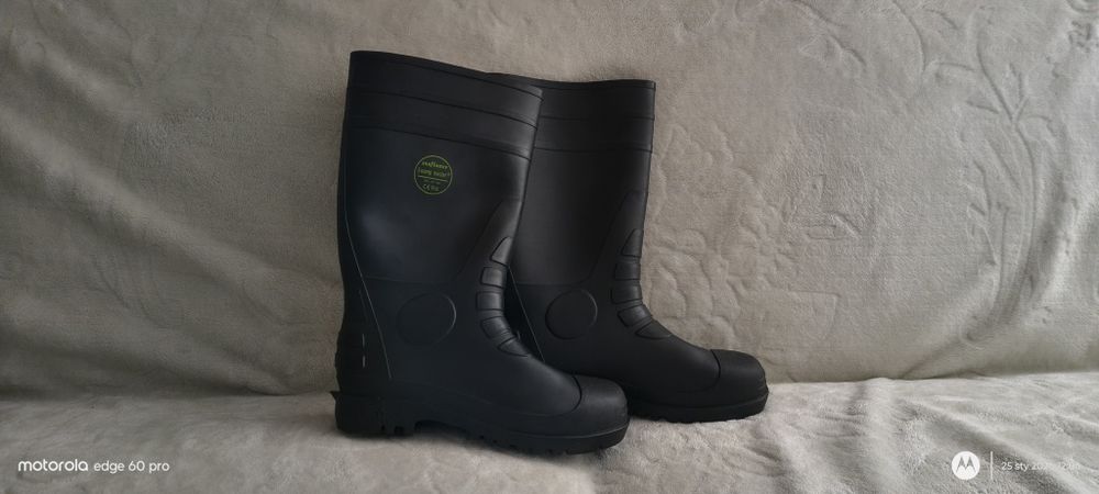Nowe kalosze robocze męskie, gumowce Sunflower r. 43