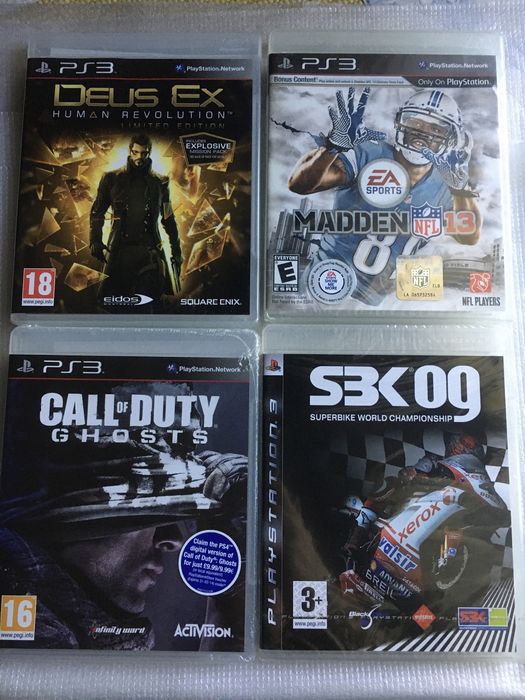 Jogos PS3 selados