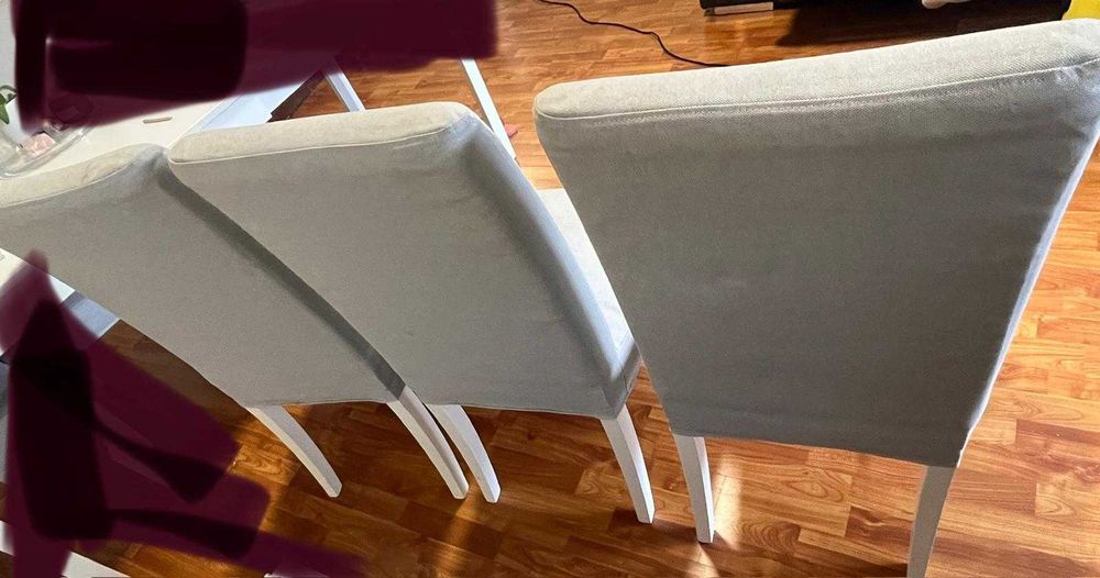 Mesa extensível de Jantar-Sala com 6 cadeiras