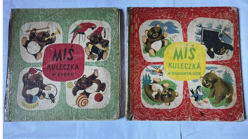 Miś Kuleczka | Komplet 2 Tomy | Menzel | Ilustr. Trnka 1950 | Kolekcjonerska