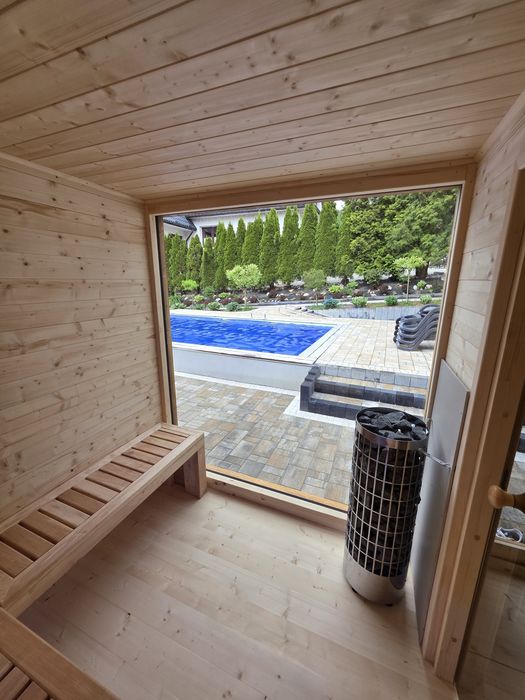 Strefa spa Sauna Balia ogrodowa