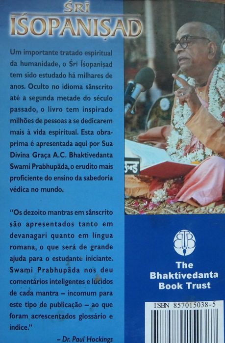 Sri Isopanisad (O Conhecimento Que Nos Aproxima de Deus)