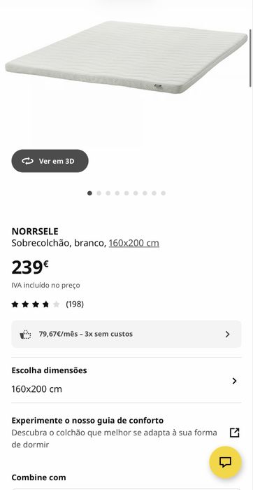 Conjunto moveis quarto Malm