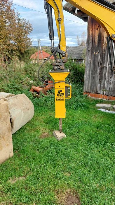 Wynajem minikoparki JCB 8025 Wypożyczenie minkoparka kraków bochnia