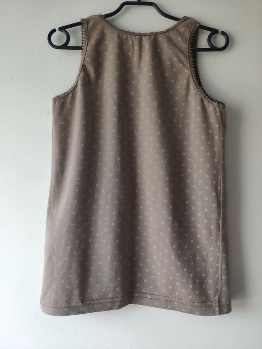 Koszulka bluzka na ramiączkach * khaki * 122