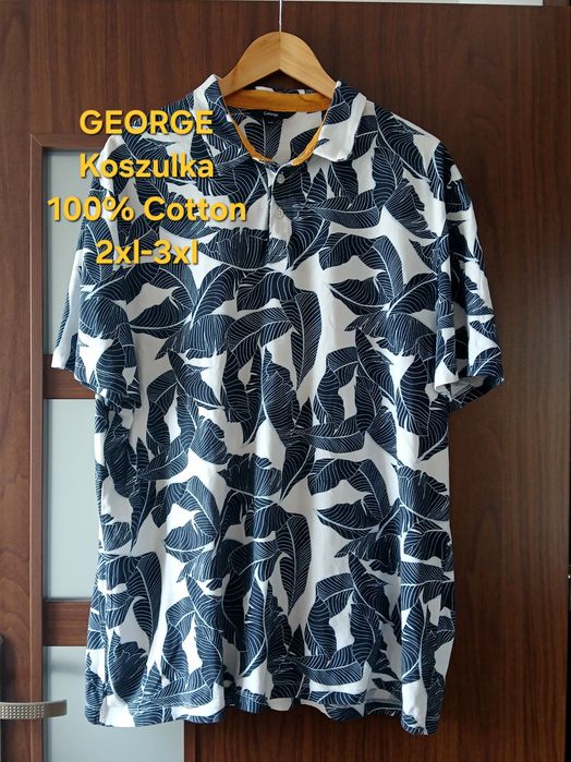 George Koszulka Polo Bawełniana 2xl-3xl