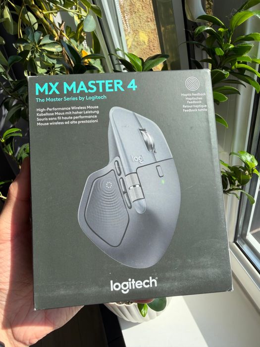 Myszka bezprzewodowa Logitech MX Master 4 sensor optyczny czarna