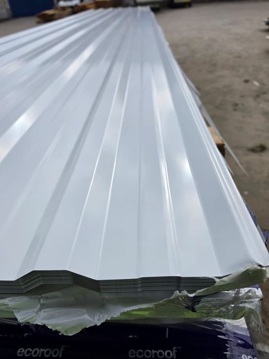 Blacha trapezowa T18  Nowa, grafit, biała