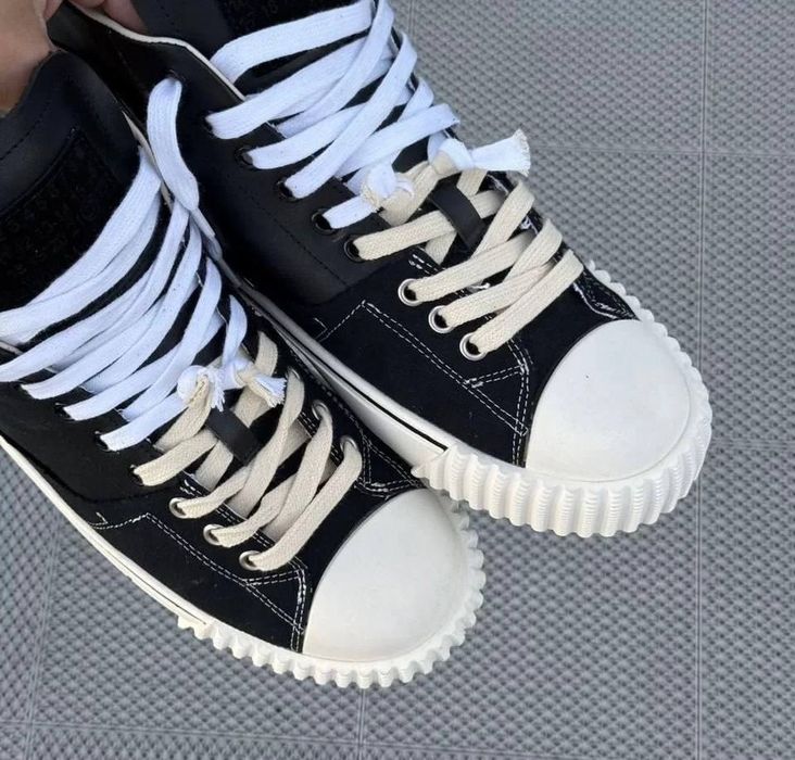 Кеды maison margiela evolution high black mm6 эволюшин высокие
