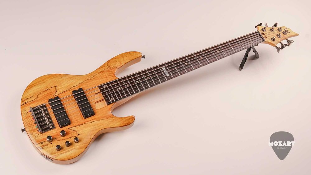 ESP LTD B-206SM 6-String Spalted Maple Natural Satin