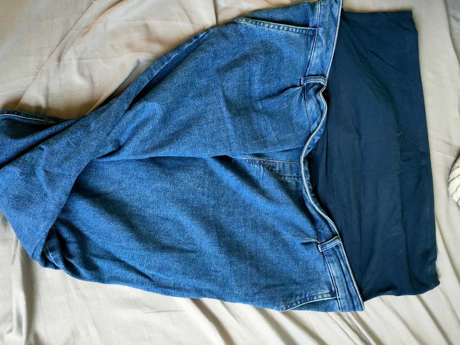 Spodnie jeansy ciążowe mama 42 XL