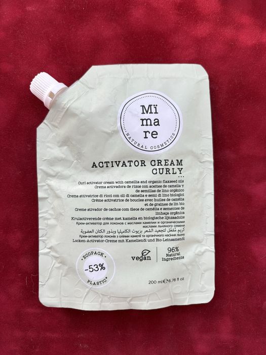 Набір для кучерявого методу: крем Mimare, пінка got2b Twisted Curling Mousse