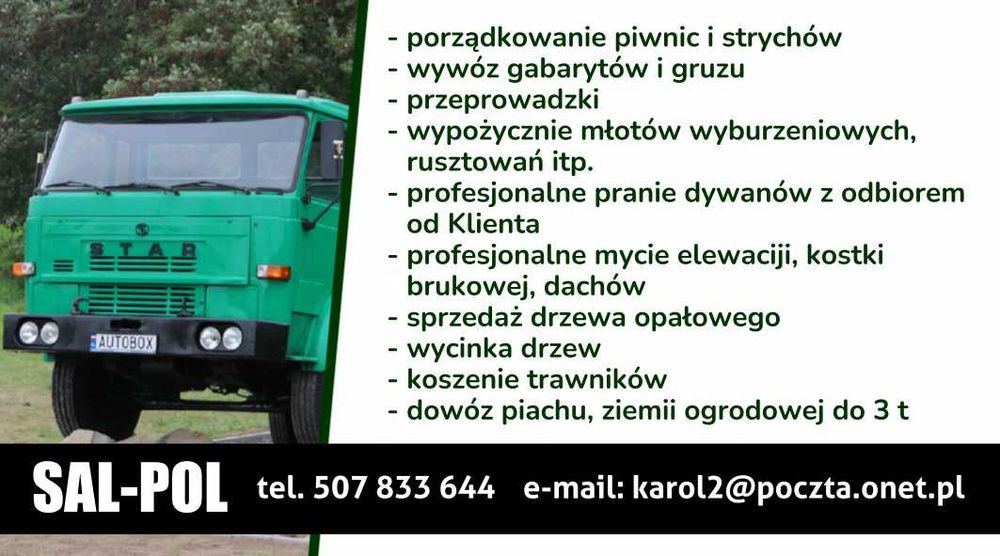 Ziemia siana- piach siany z dowozem