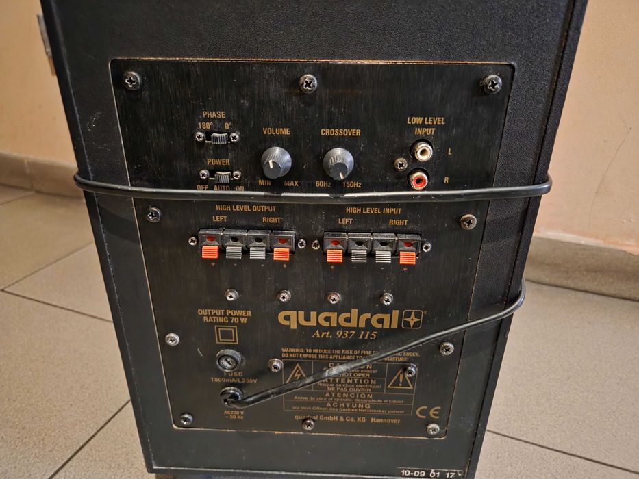 (1064/25) Subwoofer Aktywny - Quadral SUB48 AKTIV 120W