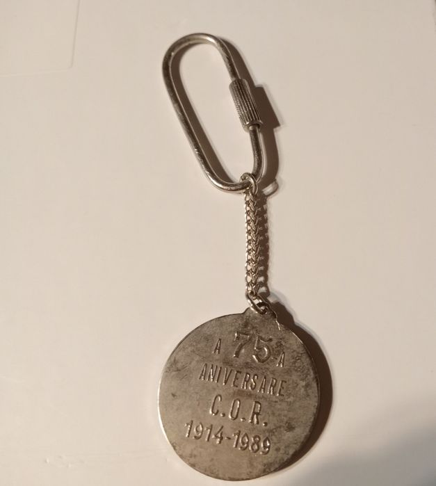 Kolekcjonerski brelok 75-lecie Rumuńskiego Komitetu Olimpijskiego