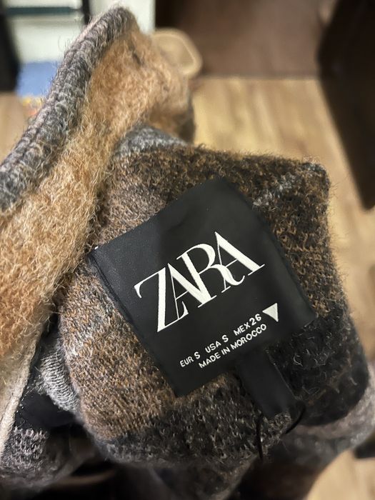Утеплена оверсайз куртка ZARA, оригінал, розмір S