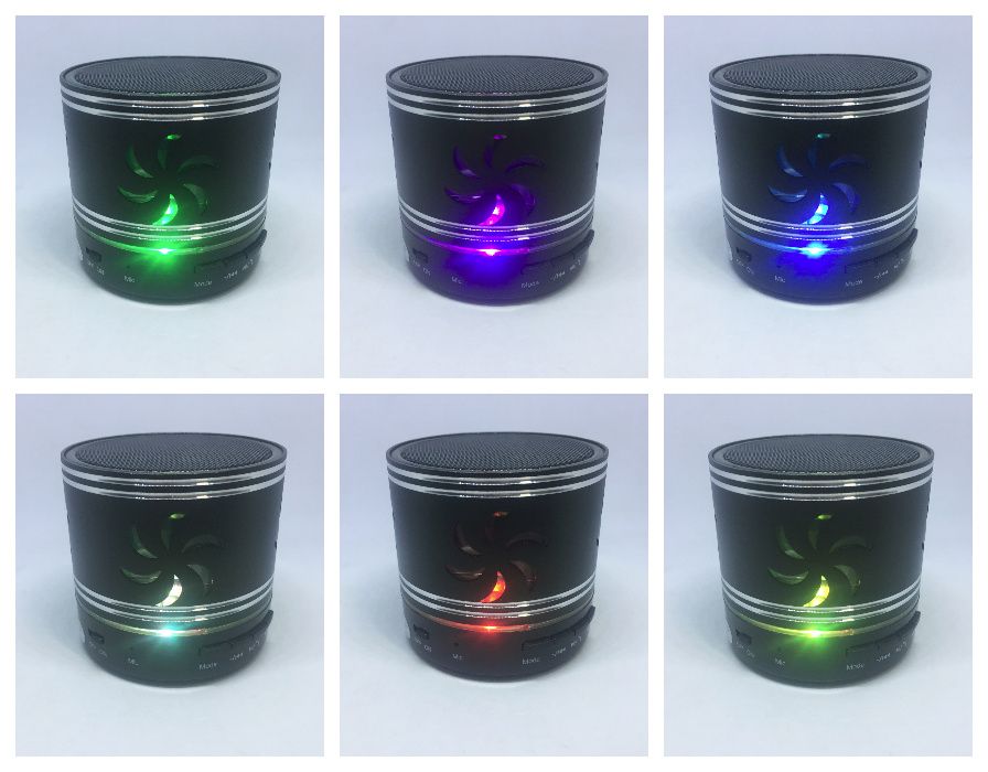 Mini Bluetooth Speaker with USB / Memory Card Reader / LED Light, etc.64171762037507124