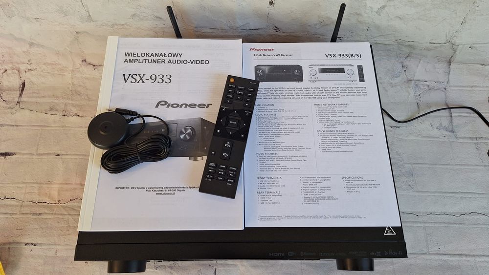 7.2 Pioneer vsx-933  Wi-Fi BT 4k60p  Dolby Atmos Vision Chromecast Hdr