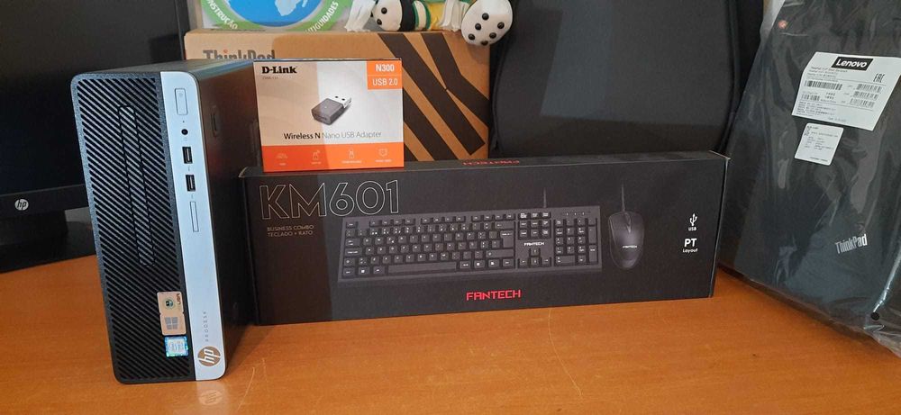 Pç Student HP400-G4 7ªG|i3-7100-3.9Ghz|16G|SSD256G|Wifi+BT|TPM2.0|W11