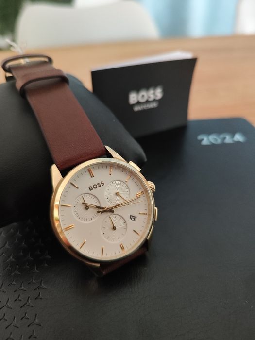Zegarek Hugo Boss męski DAPPER skóra nowy