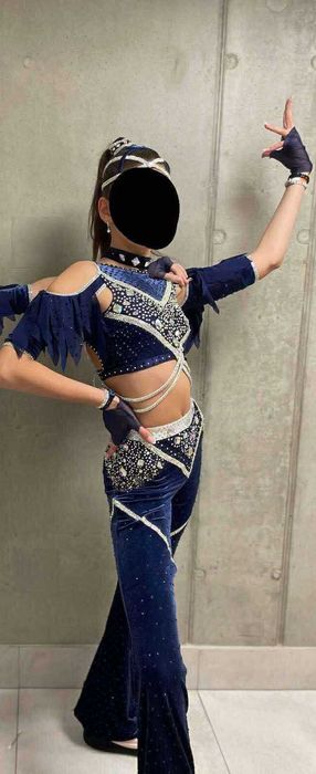 Profesjonalny strój do tańca DISCO roz,174 XS