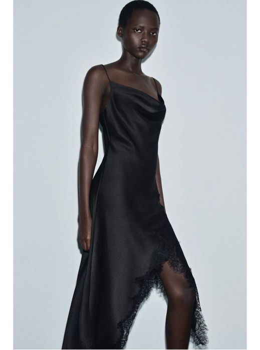 Атласна сукня ZARA