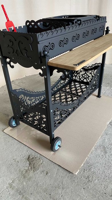 Мангал разборной Армада-2, толщина 4мм, подставка под казан в подарок