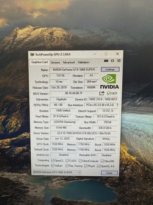 Відеокарта GTX 1660 Super 6GB Gigabyte