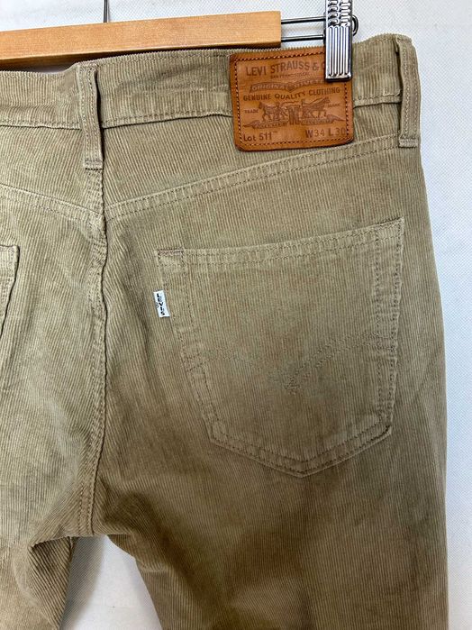 Levi's _ Sztruksowe spodnie Lot 511 r. 34/30