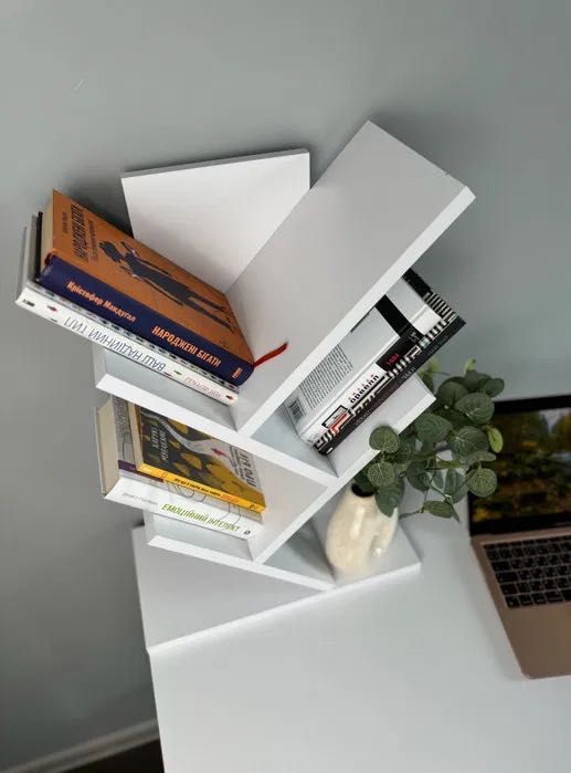 Полиця етажерка міні стелаж для книг Полка полочка для книг этажерка