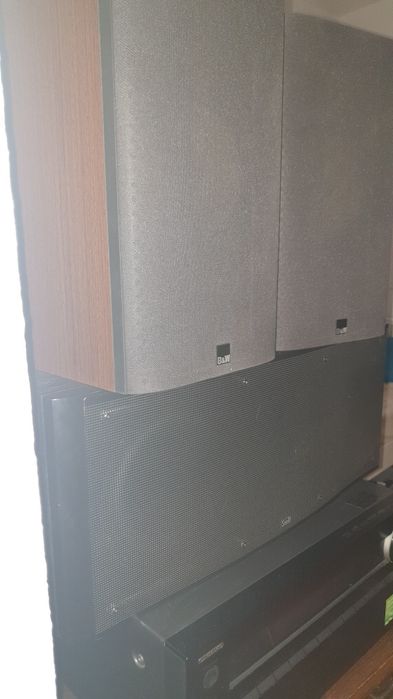Receiver Onkyo mais colunas B&W 685,