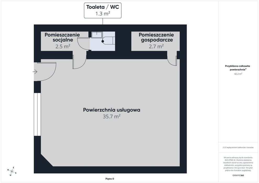Lokal na wynajem, parter, 42 m2, ul. Wesoła w Bolesławcu