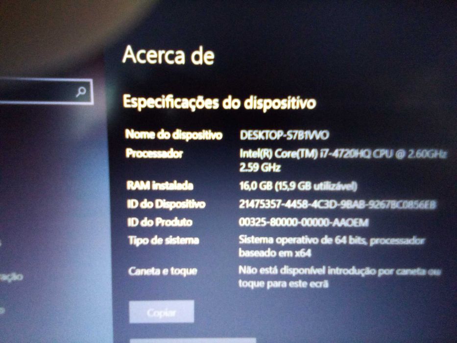 Portátil gaming asus rog com extras