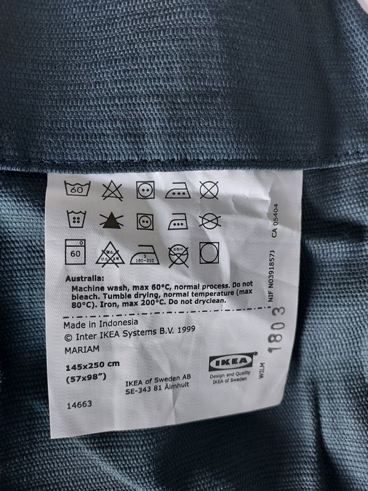 Ikea zasłony na przelotkach 145/250 komplet