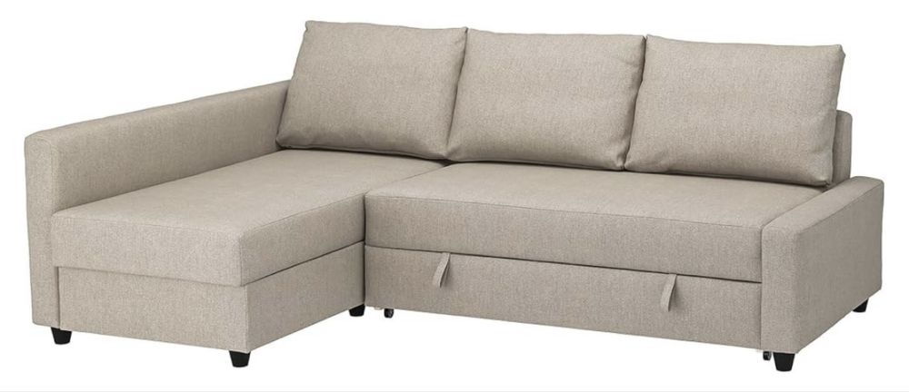 Sofa narożna  ikea z  pojemikiem