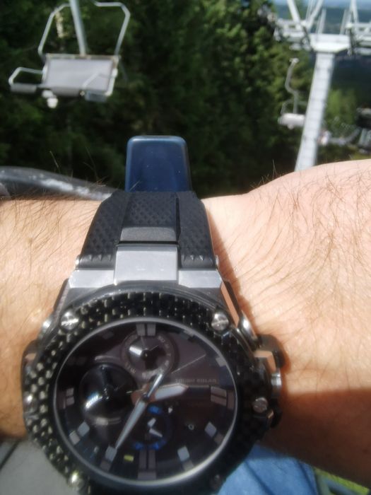 Casio G Shock Gst-B100xa 1a. Karbon, solar, szafir, Bluetooth .