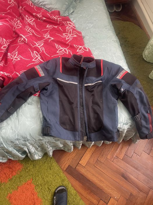 Мотокурька REV’IT! Tornado 3 чорна-синя XXL