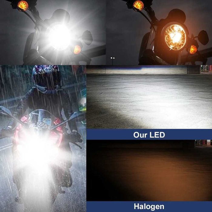 LED лампа H4 авто мото лед свет 6500K 120w  светодиодные лампы н4 12V