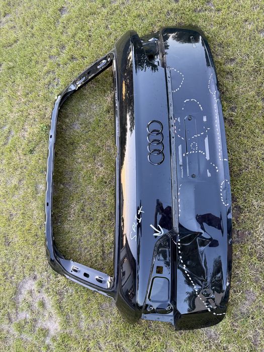 audi Q5 - szyba tył, lampa prawa tył, klapa tył, elementy zderzak tył,  80A, s-line kolor LY9T
