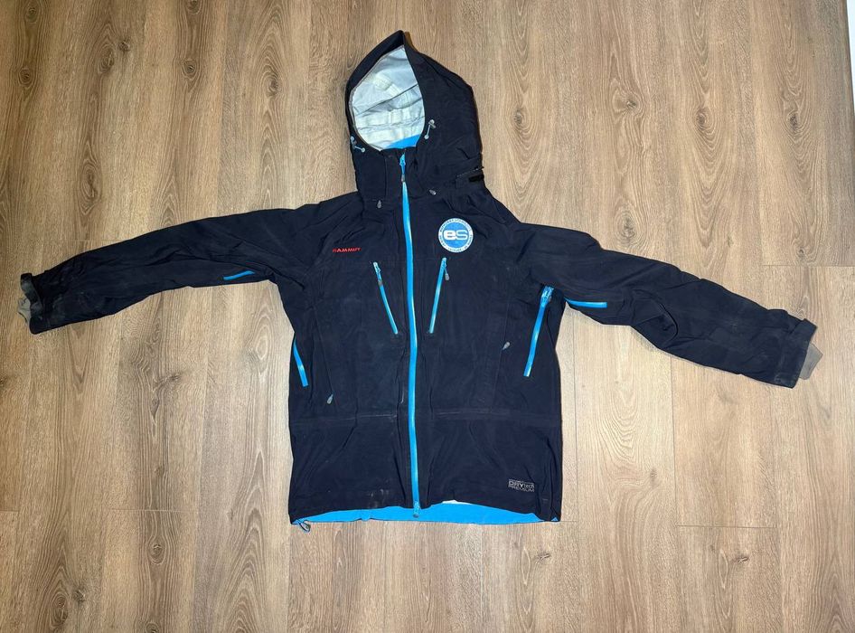 Чорна лижна куртка Mammut European Ski+ Snowsport, Gore-Tex soft shell