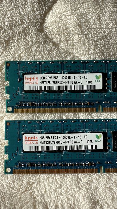 Оперативна пам’ять Hynix DDR3 1333MHz 4GB та Kingston 8GB