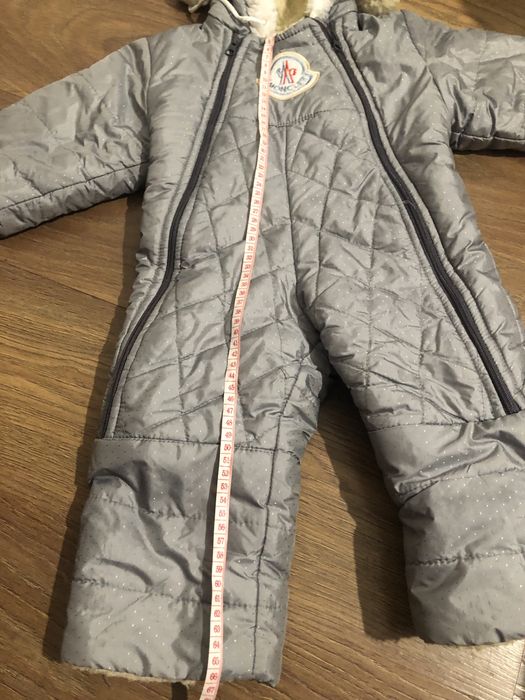 Комбинезон детский зимний Монклер овчина