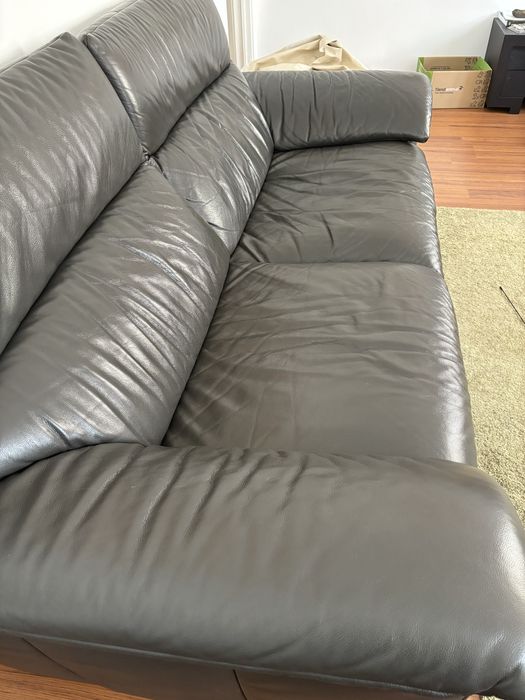 Sofa de pele da Chateau d'Ax