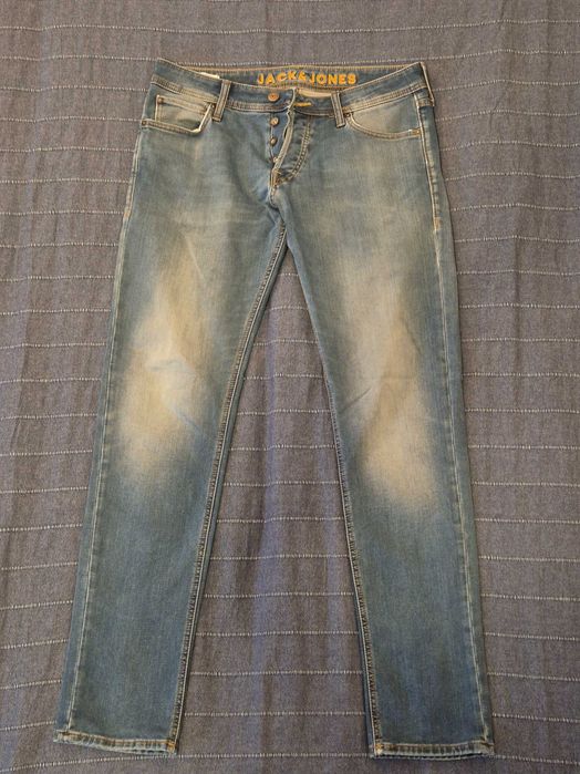 Męskie spodnie, jeansy Jack&Jones JJIGLENN JJORIGINAL (W32, L32)