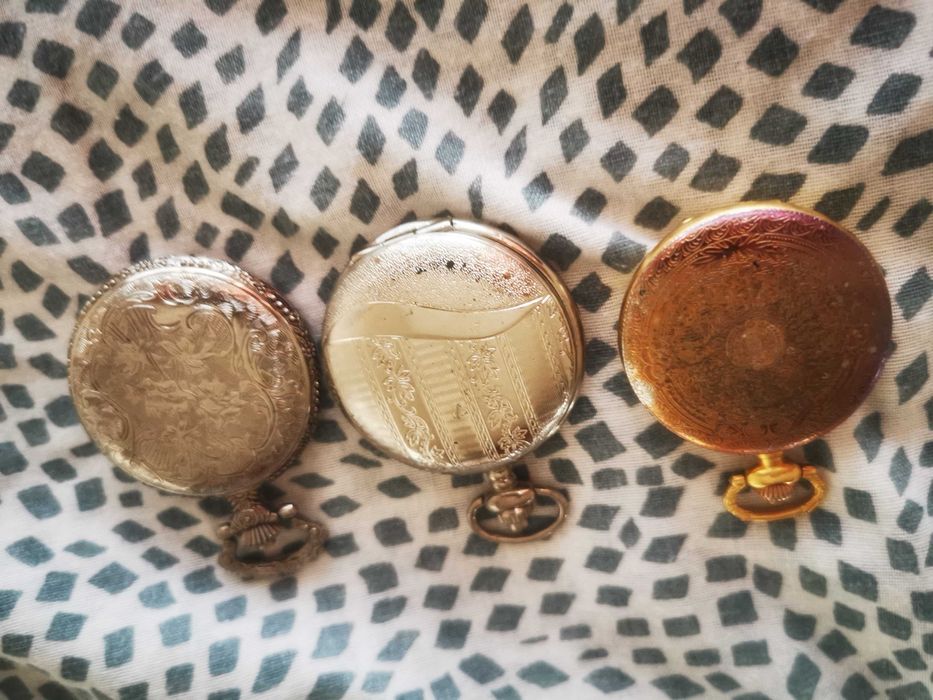 3 relógios de bolso muito bonitos marcas distintas
