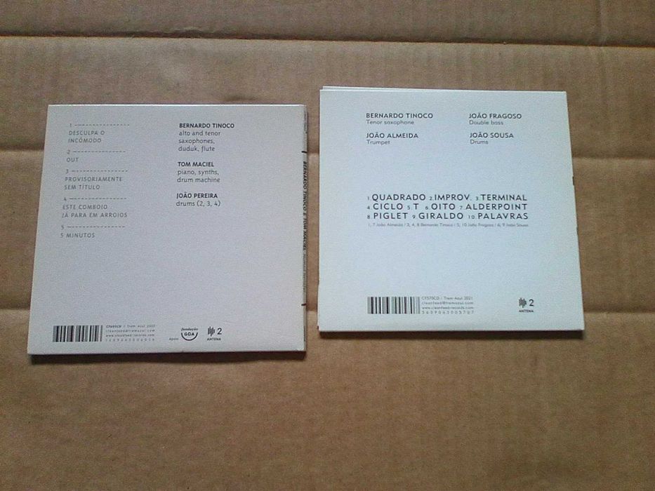 Garfo / Bernardo Tinoco e Tom Maciel Nomad Nenufar - conjunto cds