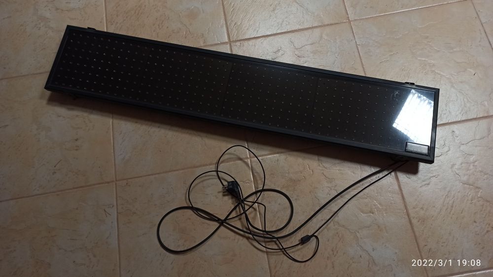 Panel LED RGB Technology Model K4-K 130x25 cm